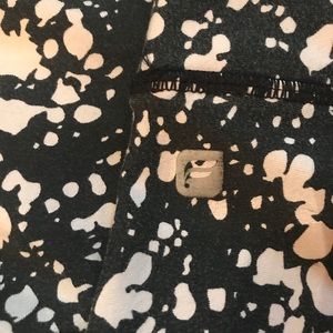Fabletics splatter print cropped leggings